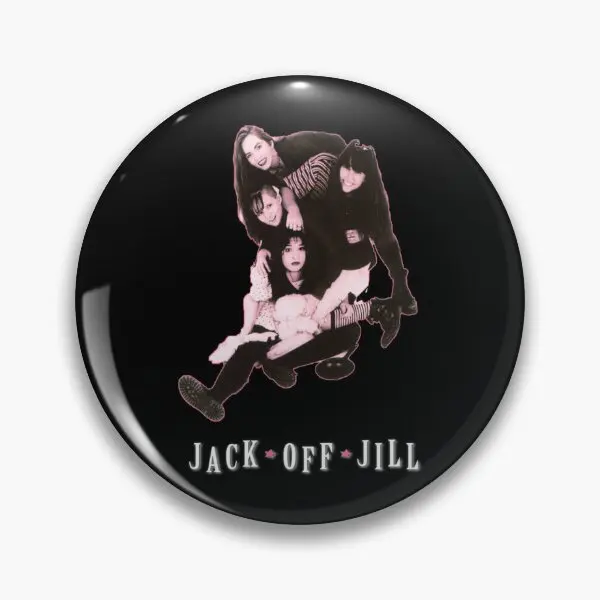 Jack Off Jill Humid Teenage Mediocrity  Soft Button Pin Jewelry Metal Cute Hat Brooch Clothes Creative Lover Women Fashion