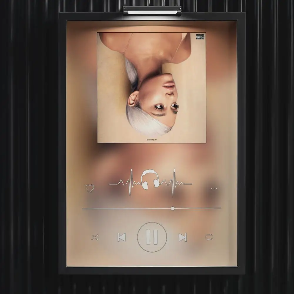 A-Ariana G-Grande Poster Music Hot Album Poster Star Hip Hop Living Room Canvas Painting Art Home Wall Decor Picture