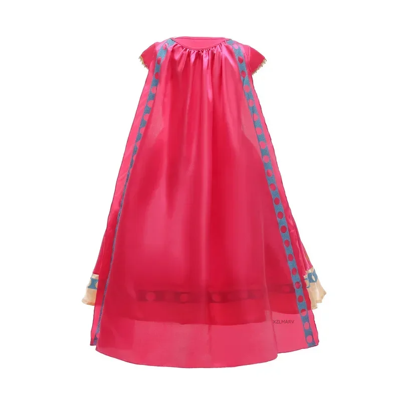 Kids Jasmine Dress Aladdin Princess Magic Lamp Girls Birthday Party Cosplay Costume Carnival Clothing Children Jasmine Dresses