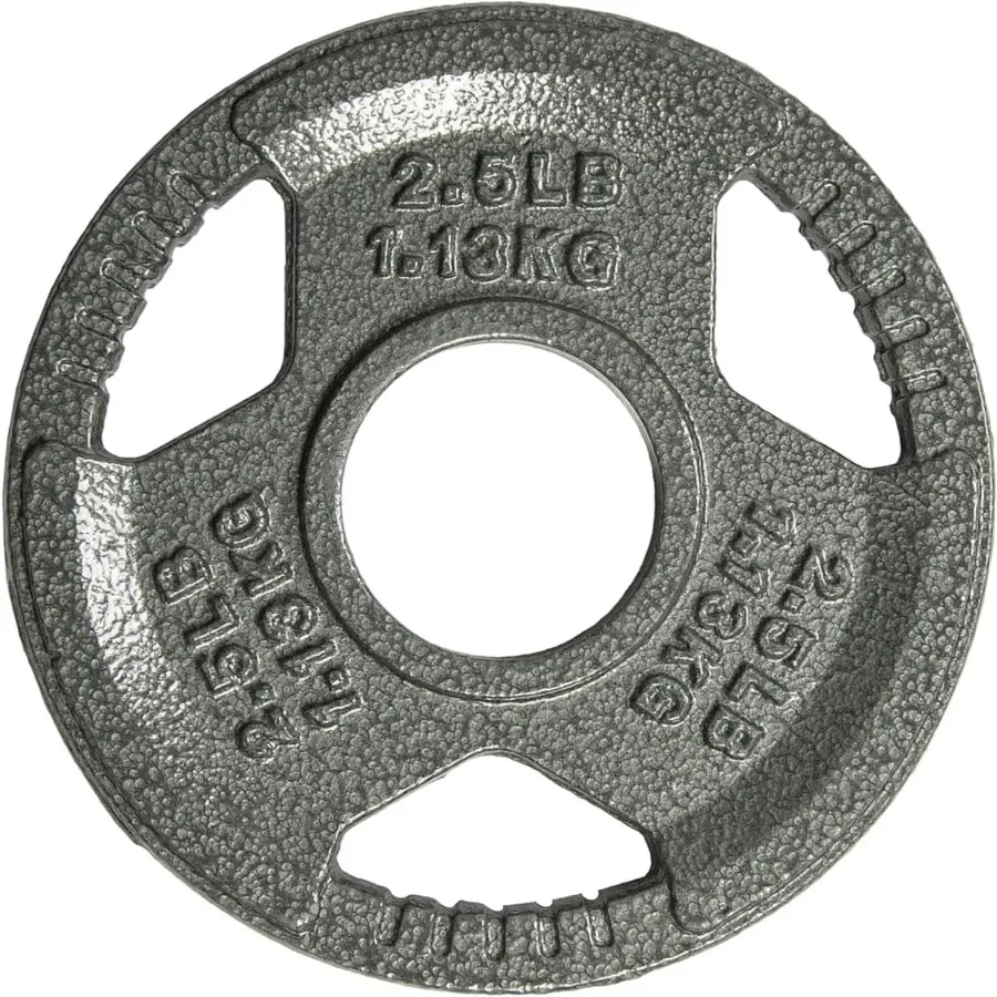 2-Zoll-Langhantelplatten-Set, glatte Gusseisenplatten für Krafttraining, Gewichtheben und Heimgebrauch im Fitnessstudio