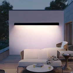 Waterproof Outdoor Garden Wall Lamp LED Long Wall Lamp LED Lights Courtyard Villa Porch Sconce Simple Long Strip Ceiling Light