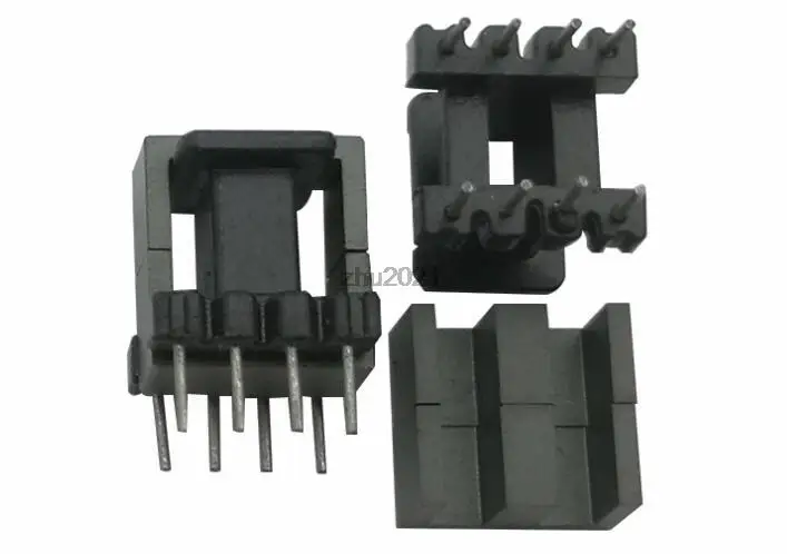 EE10 8pin 4Pins+4 Pins MnZn PC40 Transformer Ferrite Core Ferrite Rings Iron Toroid Cores Black for Power Inductor10pcs