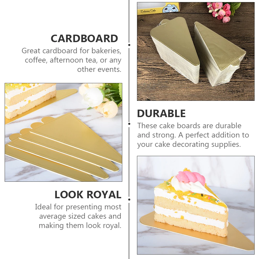 

Triangle Cake Pads Cake Base Pads Mousse Cake Board Paper Cake Pads Cake Packing Pad