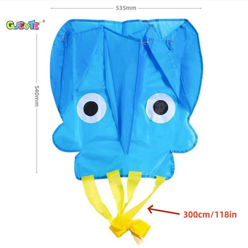 Pipa de polvo infantil de 3 metros: inflável e macia para brincar ao ar livre, completa com linha de corda e design exclusivo