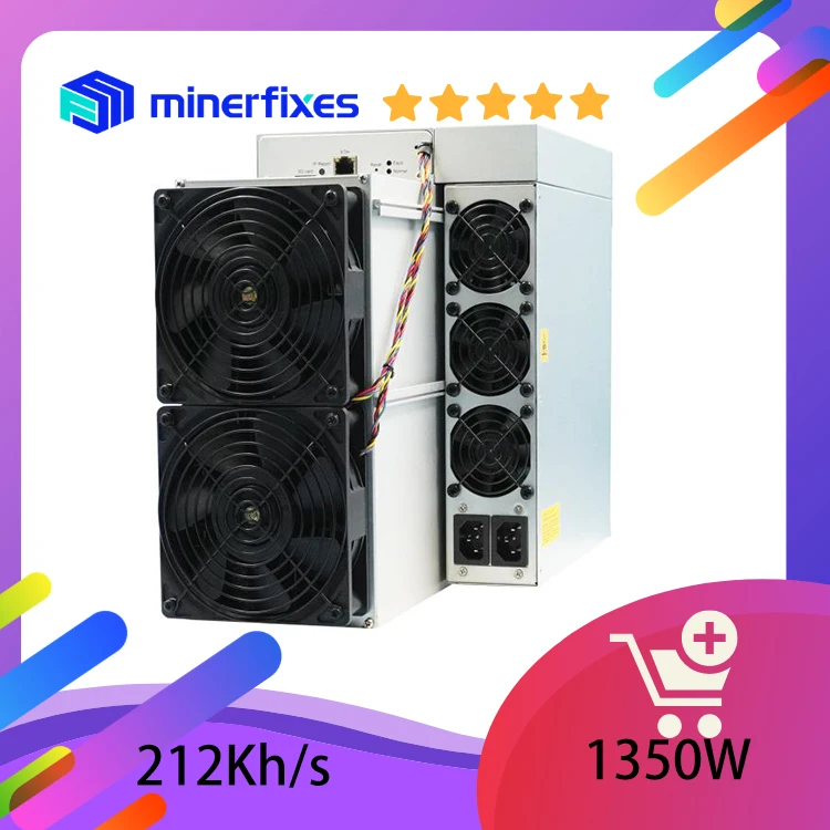 

Bitmain Antminer X5 212K 1350W, Asic, добывающий алгоритм рандомикса для майнинга, оборудование для охлаждения в воздухе, оборудование для криптовалюты