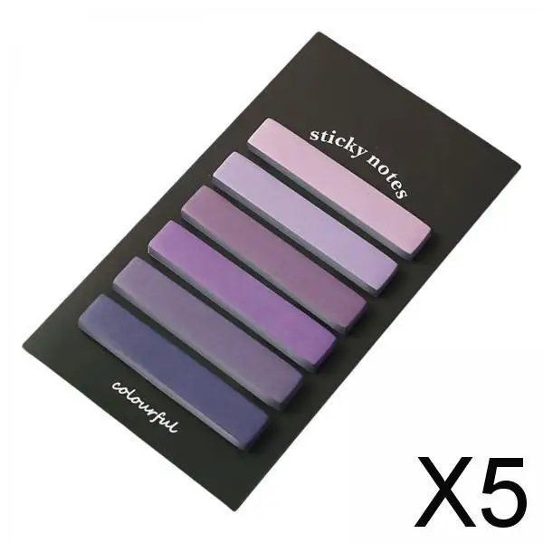 5X Index Tabs Highlighter Strips Flag Book Flags Tabs per file