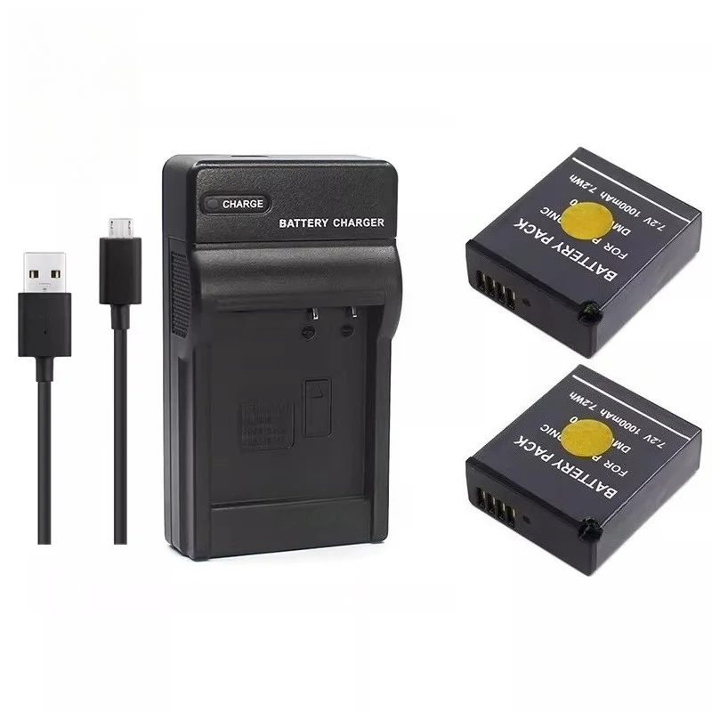 1000mAh High Capacity Replacement Battery + USB Charger for Leica