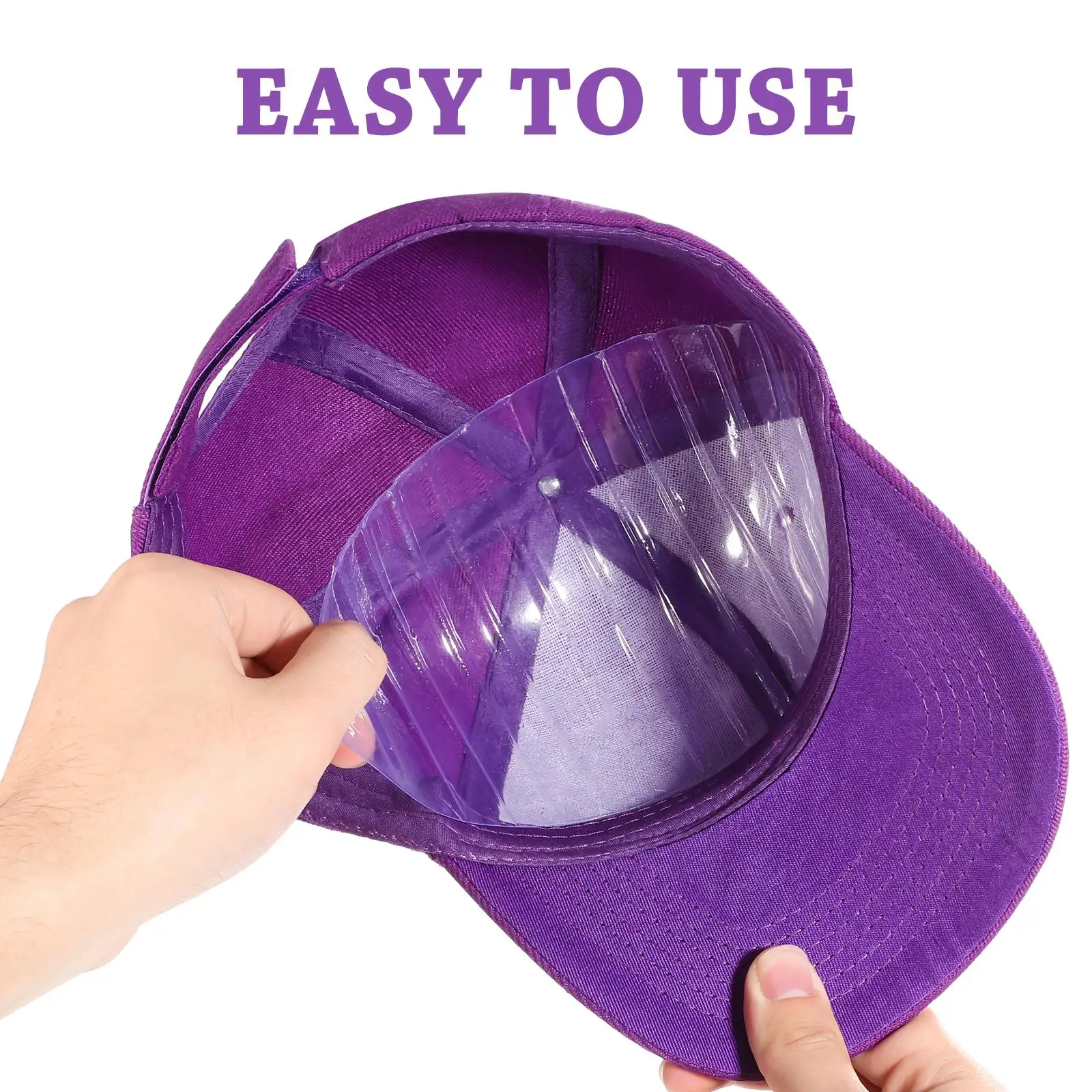 25pcs Hat Insert Half Lining Plastic Cap Support Shaper Storage Anti Deformation Lightweight Compact Hat Accessories
