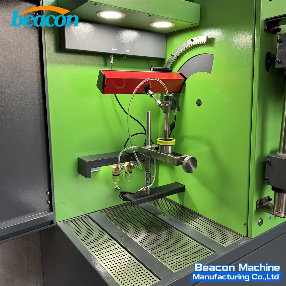 Common Rail Injector Test Bench Pneumatic Hinge Design Quick Clamping No High Pressure Pipe Needed