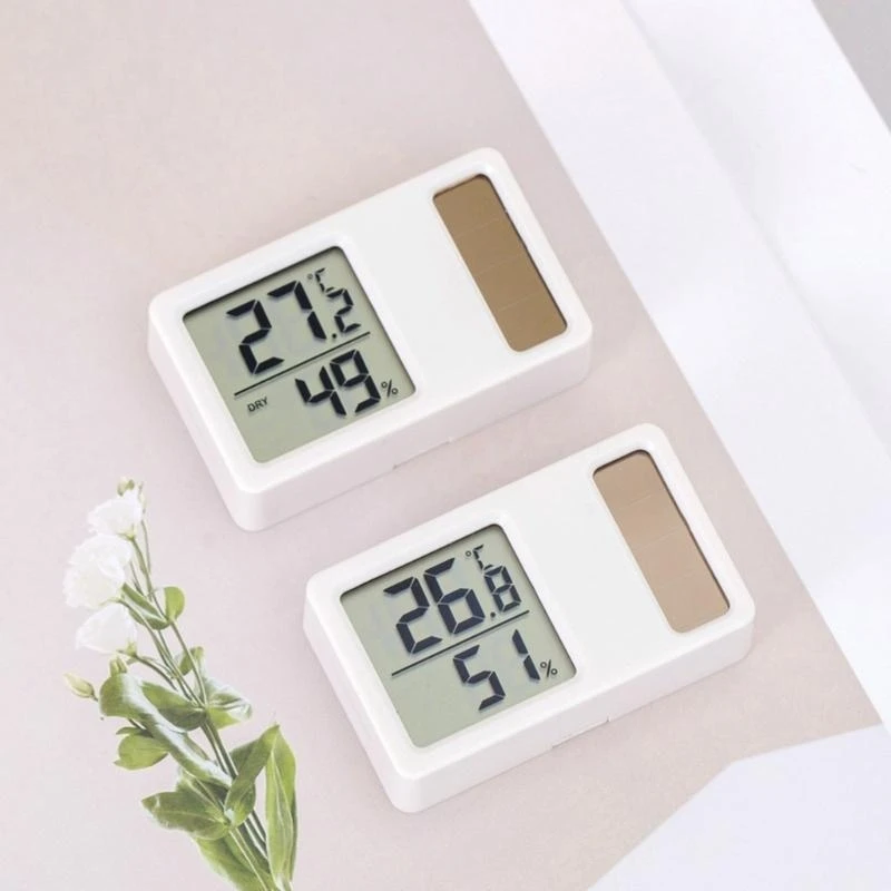 F92B Température Humidité Gauge du compteur avec écran LCD pour le bureau chambre bébé à maison