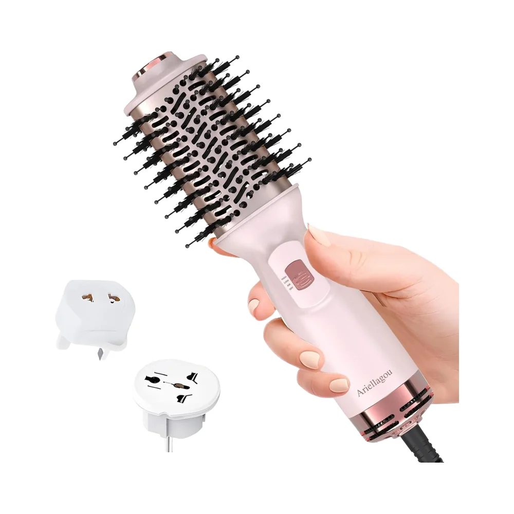 SMET الأيونية 700 واط الجهد المزدوج السفر فرشاة مجفف الشعر المكونات الأوروبية خطوة واحدة مجفف للنفخ الطراز Volumizer استخدام صالون المنزل