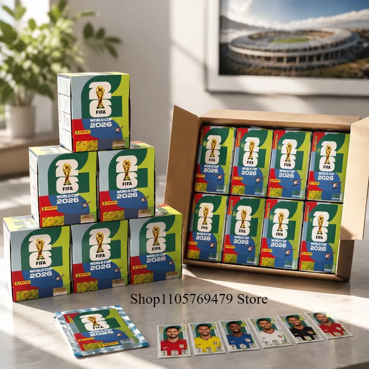 Genuine 2026 FIFA World Cup Panini Original Stickers International Version Rare Collection Football Fan Souvenir Present view 3