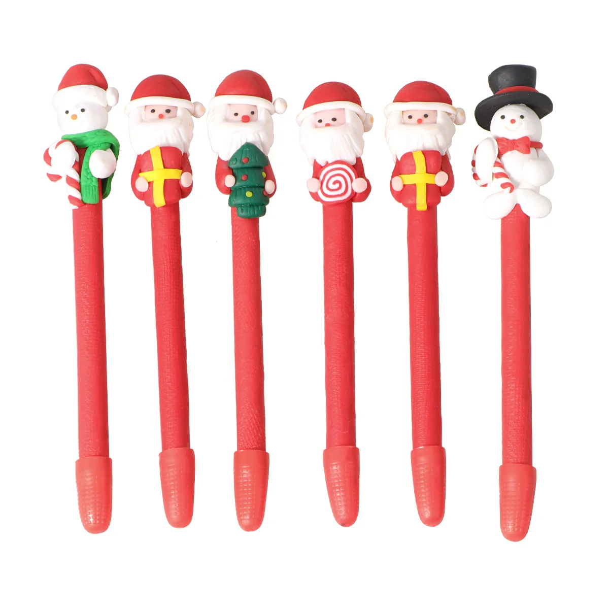 

6 Pcs Accessories Christmas Decoration Pen Student Gifts Aesthetic School Pens Office