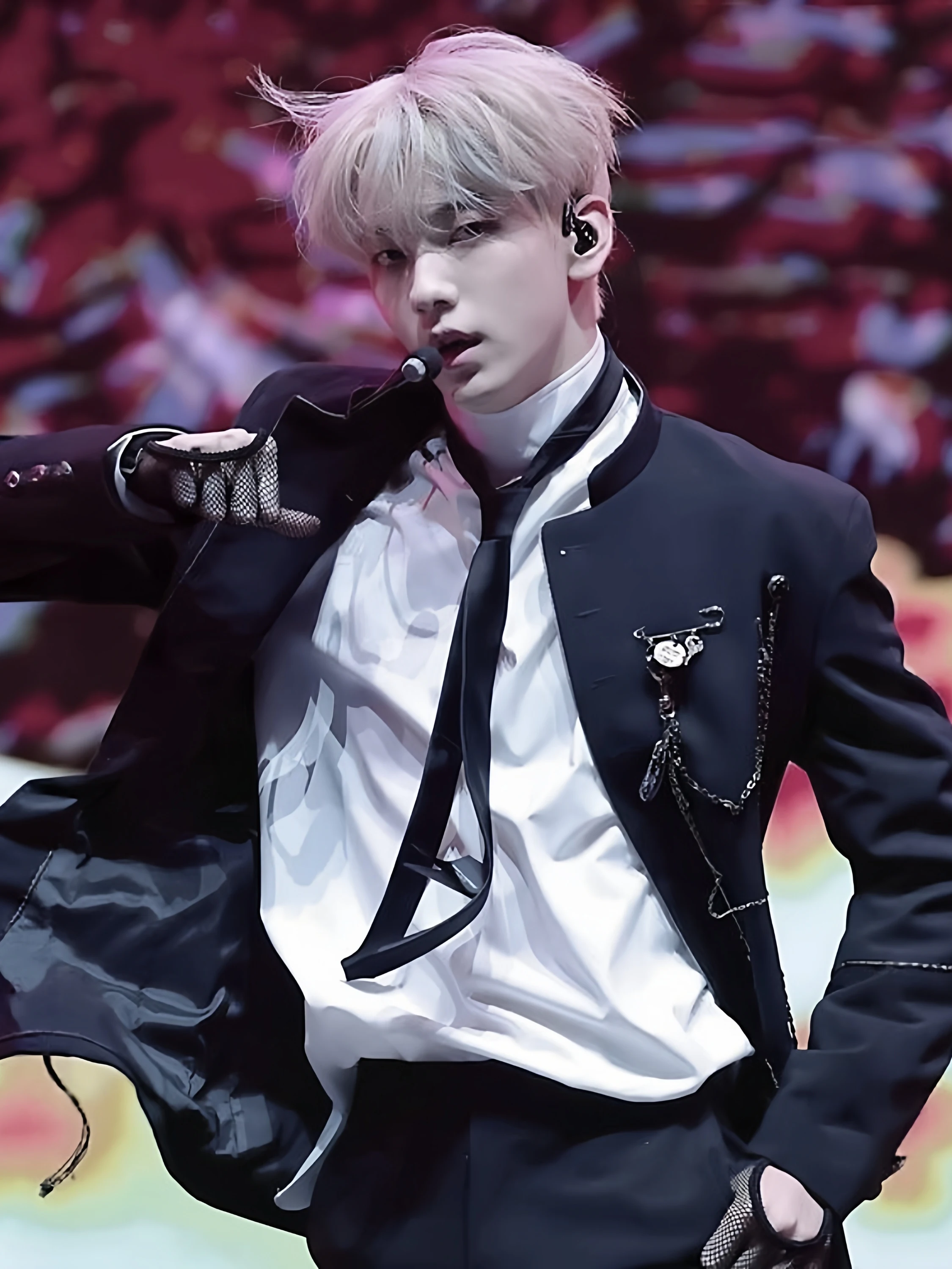 2025 New Stage Performance Korean Dance Outfit for Male Singers Idol Trainees Performance Clothes Standard Fit Polyester Fiber