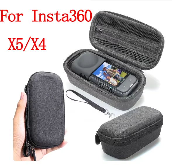 

Mini Storage Case for Insta360 X5/X4 Accessories Anti-scratch Portable Storage Bag for Insta 360 X4 Action Camera Carrying Bag