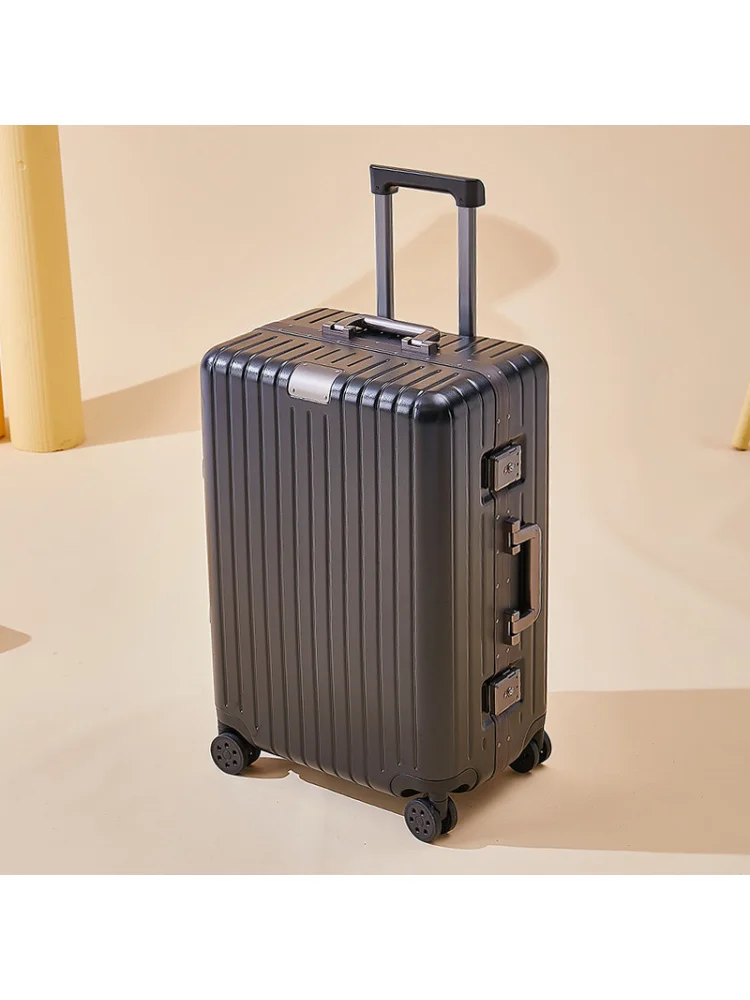 Good-looking Password Suitcase Large Capacity Trolley Case High Quality Multi-Functional Aluminum Frame Luggage travel case