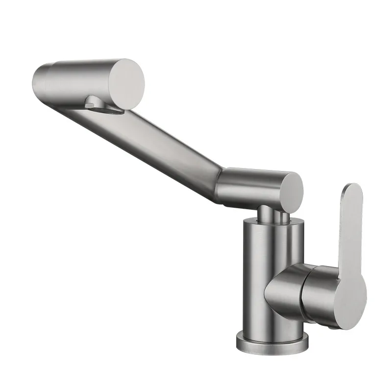 304 Stainless Steel Bathroom Faucet 1080 Degrees Faucet Hot and Cold Wate Sink Kitchen Basin Bathroom Accessories