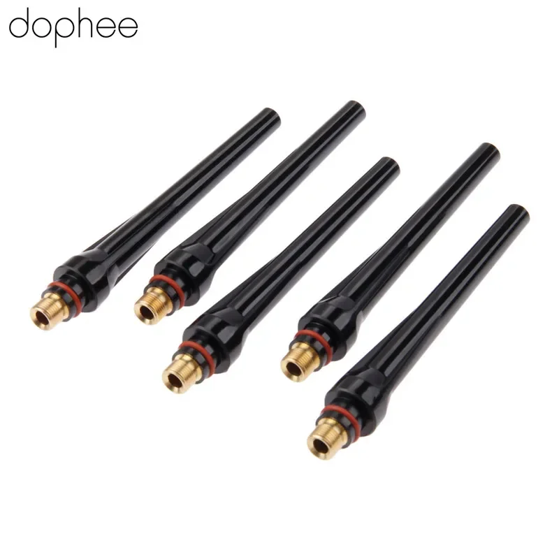 5PCS/set Back Cap(57Y02) Machine Accessories Welding Torch Long Mid Short Tig  17 & 26  Air Cooled Torches WP-17 WP-18 WP-26