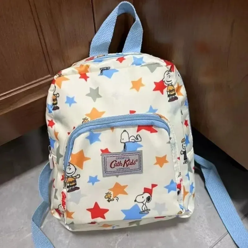 2026 New Snoopy Star Print Children’s Backpack Cute Cartoon School Bag Light Casual Backpack Boys and Girls School Bag view 6