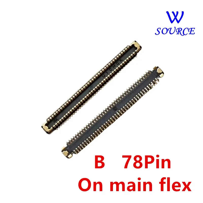 2-10 piezas conector FPC de pantalla LCD para Samsung Galaxy A52 A72 A525 A526 A725 A725F A52 A526F, de 40/78 pines 5