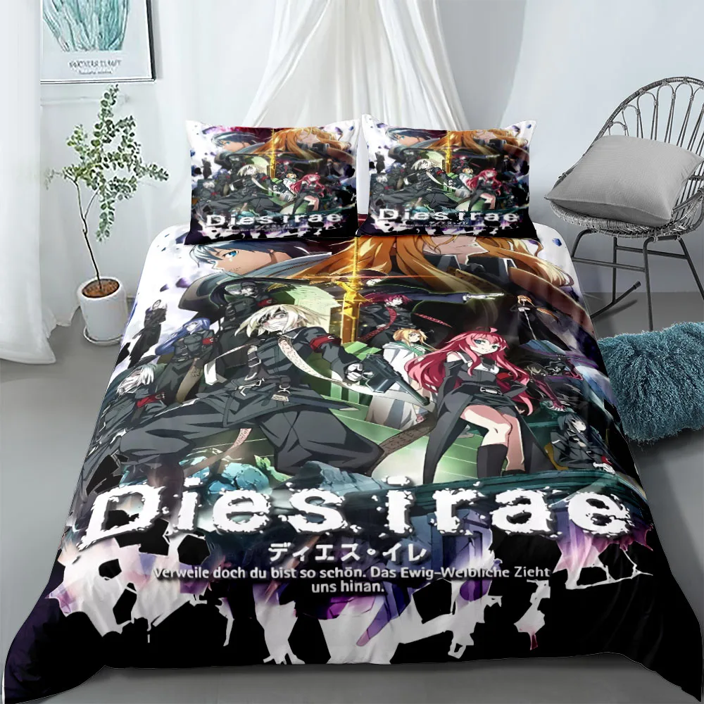 Dies Irae Duvet Cover Set without sheet King Queen Double Full Twin Single Size Bed Linen Set