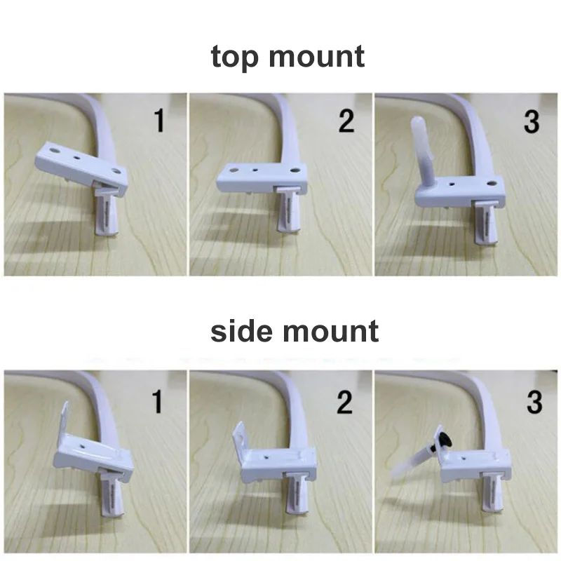 3M 4M 6M Flexible Cuttable Bendable Curtain Track Rail Glides screws set For Curved Straight Windows home Accessories