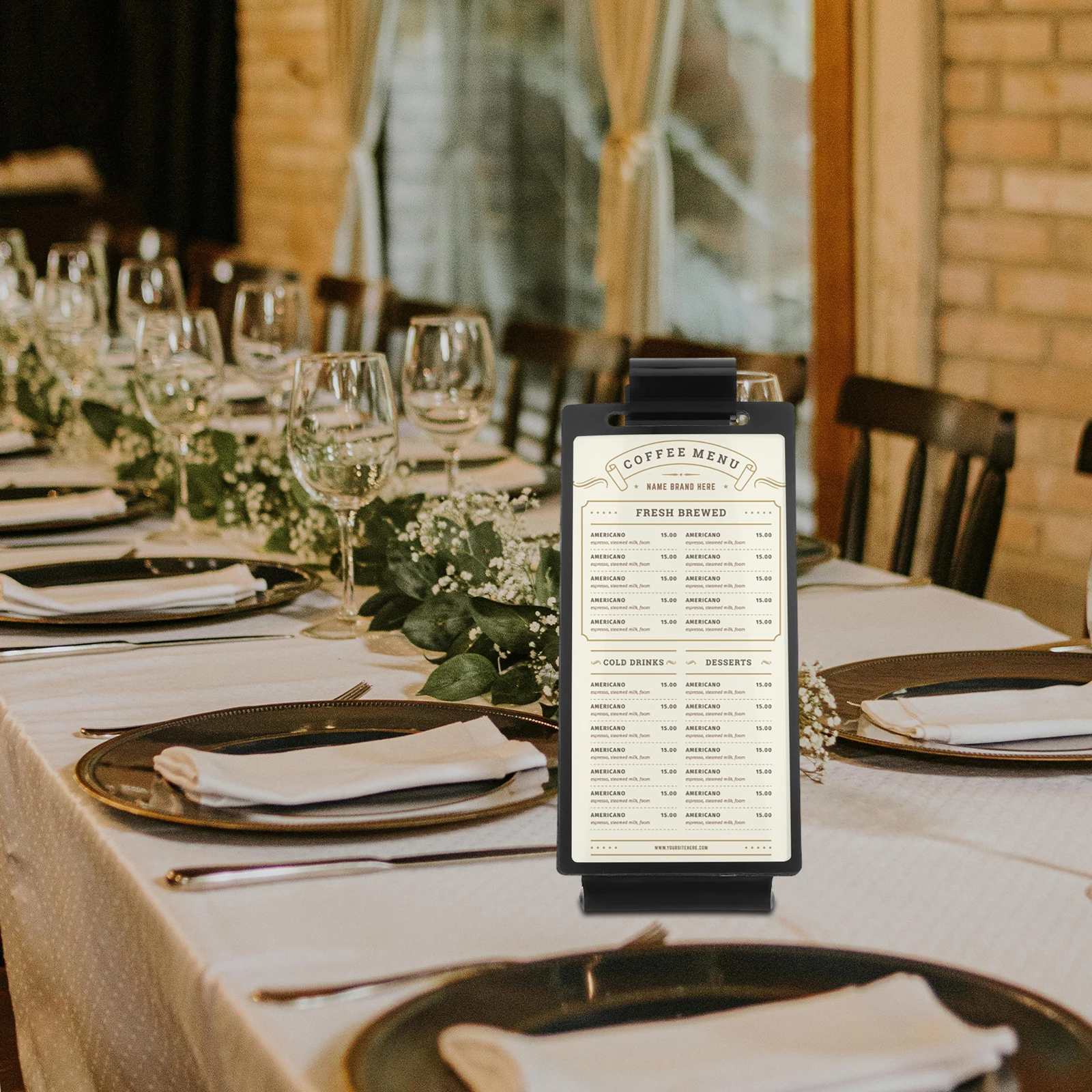 

Page Turning Card Display Stand Menu Holder Desk Sign Advertising Rack Flip Document Acrylic Shelf Tabletop Stable