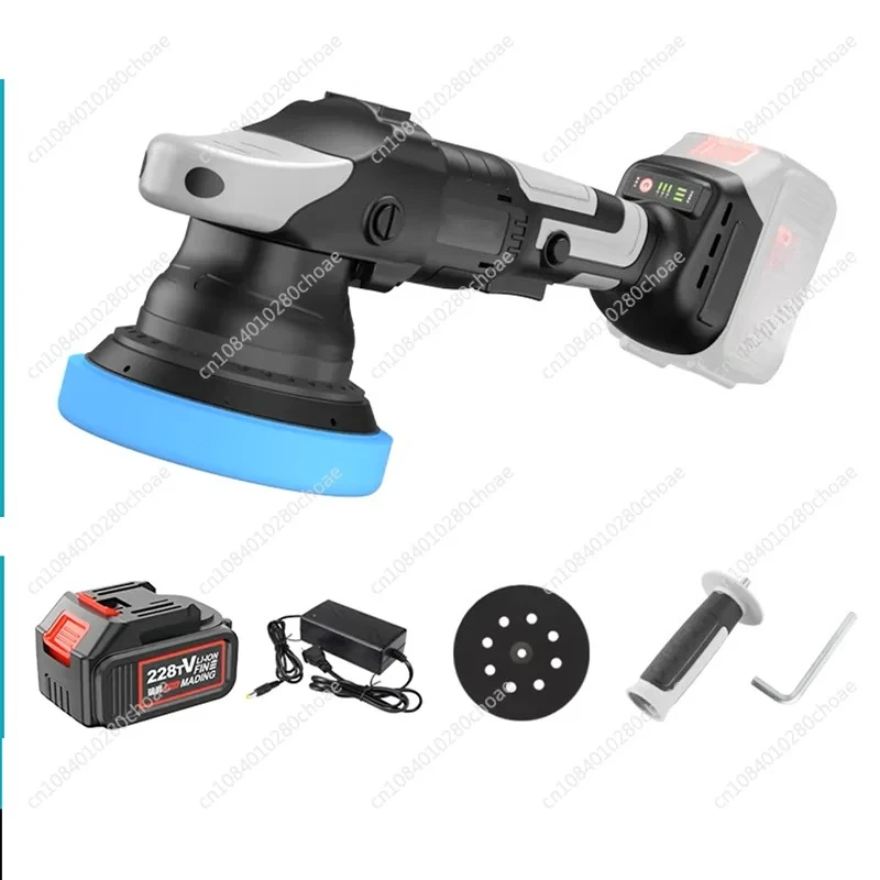 

2025 21V Lithium Electric Polishing Machine Wireless Eccentric Waxing Buffer for Motorcycle Car Polisher Cordless Charging Tool