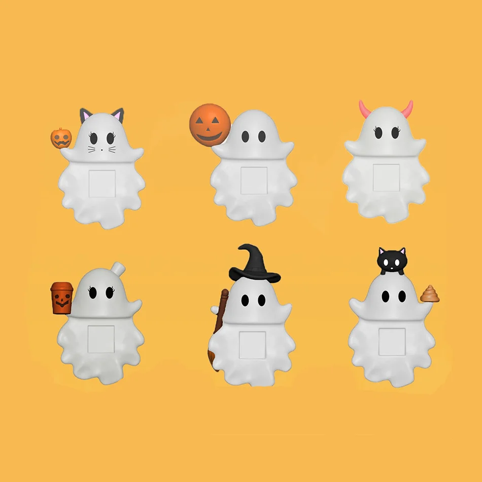 Halloween Ghost Figurine Halloween Series Blind Box Genuine telephone Screen Decoration Birthday Gift Mysterious Surprise