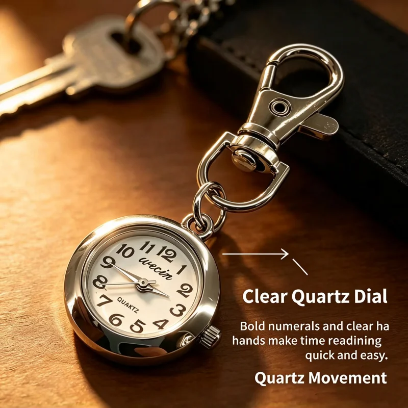Charm Neutral Style Fashionable Simple Circular Pendant Quartz Watch Steampunk Men's And Women's Pendant Gift