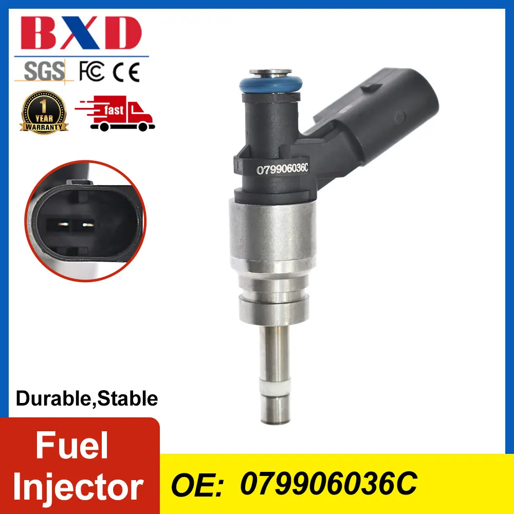 1/8Pcs 079906036C  079906036D Fuel Injectors For Audi A6 A8 Quattro Q7 R8 S5 4.2 V8 VW Touareg 2007-2012 Auto Parts