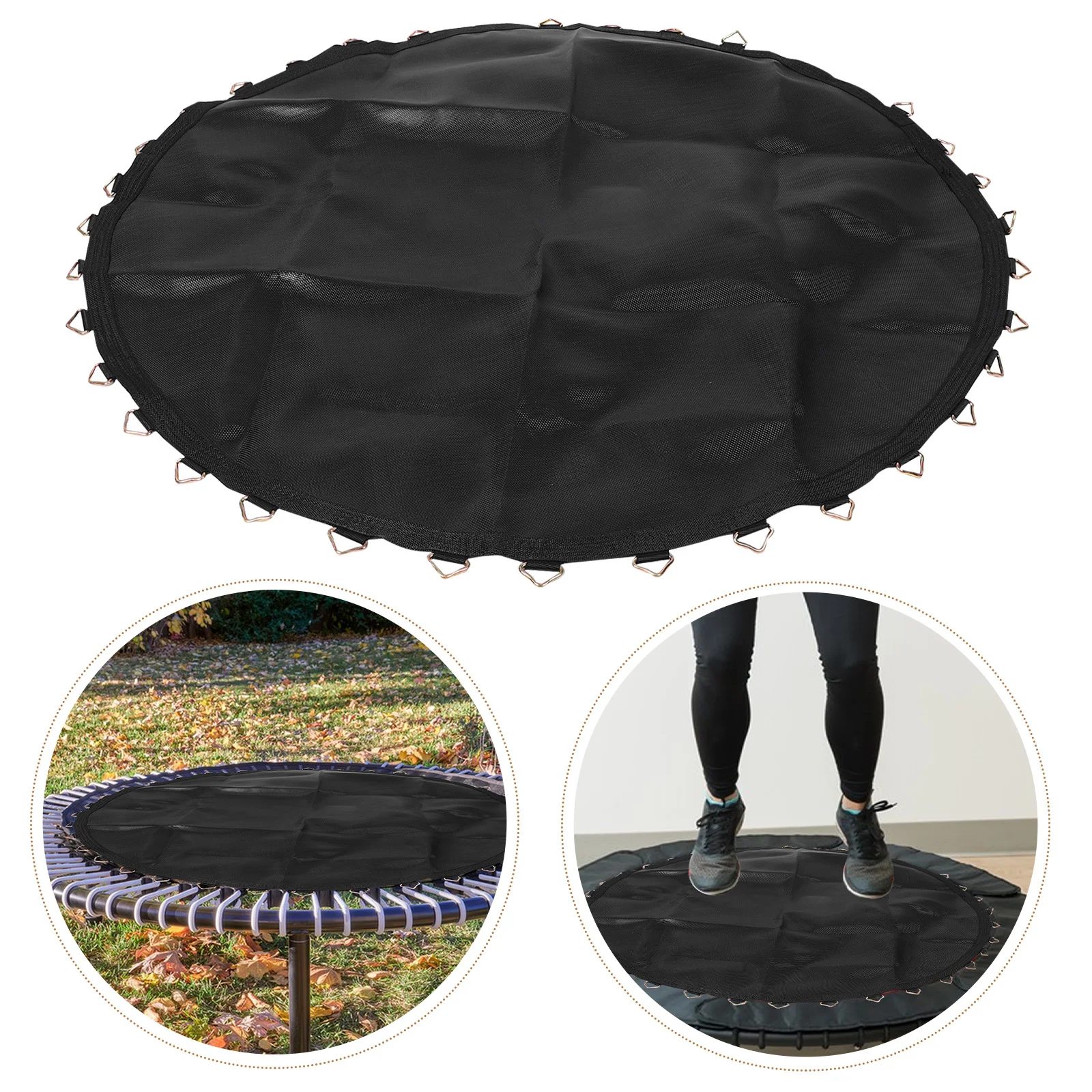 

High Elastic Round Jumping Mat Bounce Mats Outdoor Fitness Trampoline Pad PP Bed