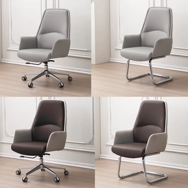 

Live class front chair High-end conference Bow office chair Comfortable sedentary lifting staff mahjong seat c