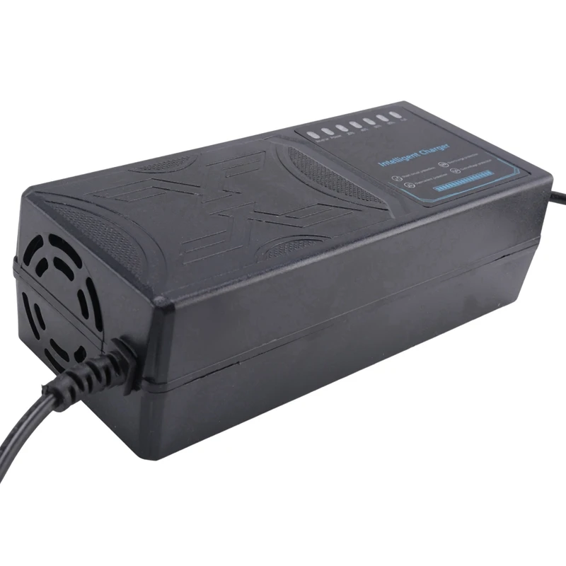 2X 48V 20AH Electric Vehicle Charger 7 Light Display Power Display Current Leakage Protection/Full Pulse EU Plug