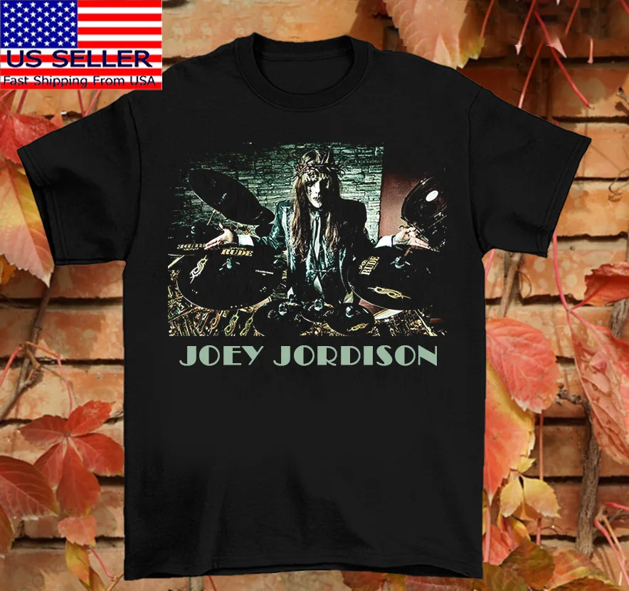 Joey Jordison Drummer On Stage Tee Unisex Adult T-Shirt All Size