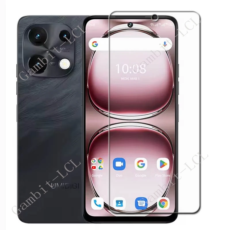 1-3PCS 9H  Tempered Glass For UMIDIGI Note 100 4G 5G 6.8