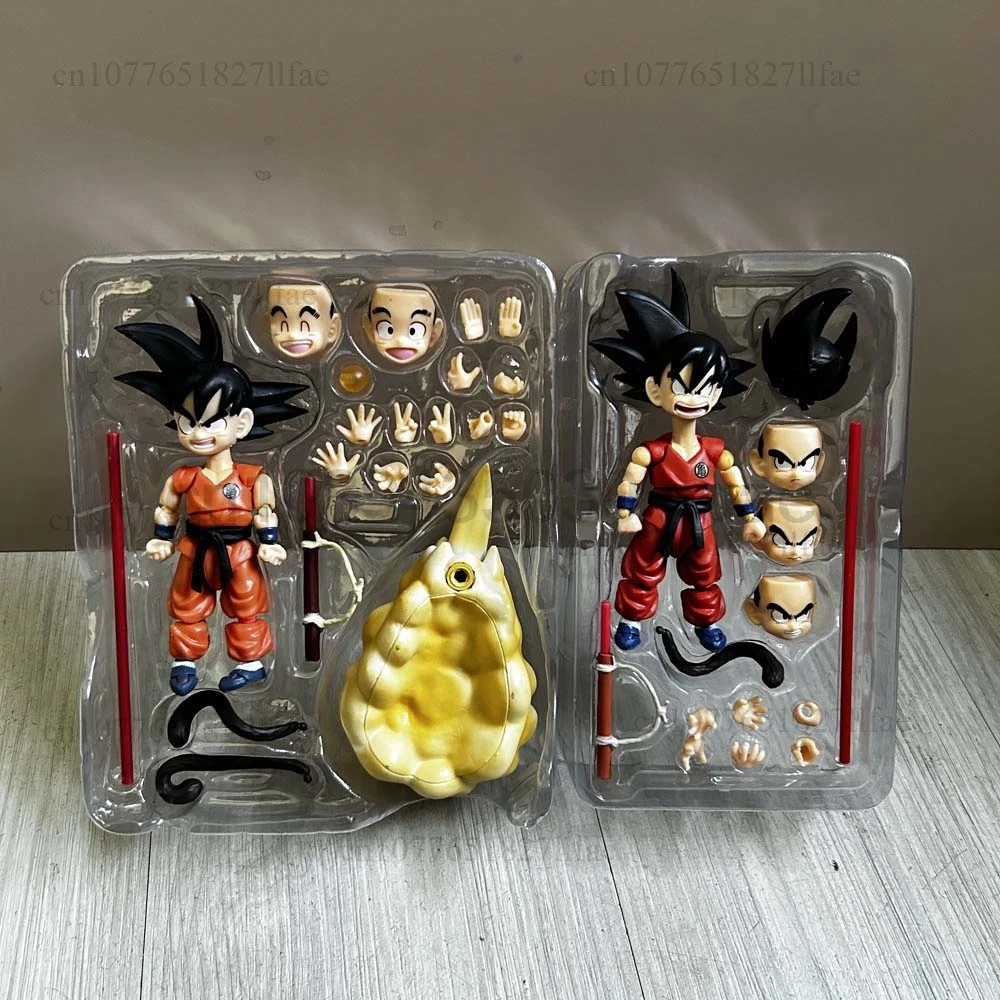 SHF Dragon Ball Z Son Goku Gk Somersault Cloud Son Goku Innocent Challenger Childhood Action Figure Model Toys Room Decor Gift view 4