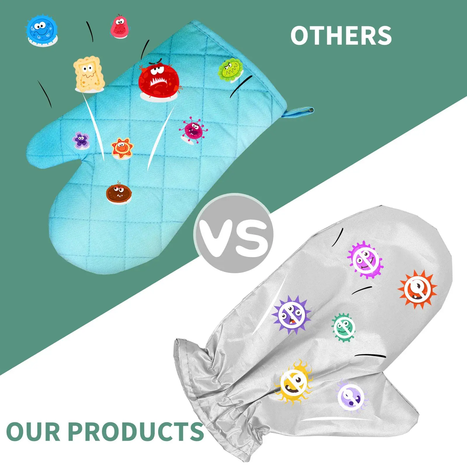 Heat  Garment Steamer Gloves Waterproof Heat Insulation Protective Gloves Anti Steam Mitt Household Supplies