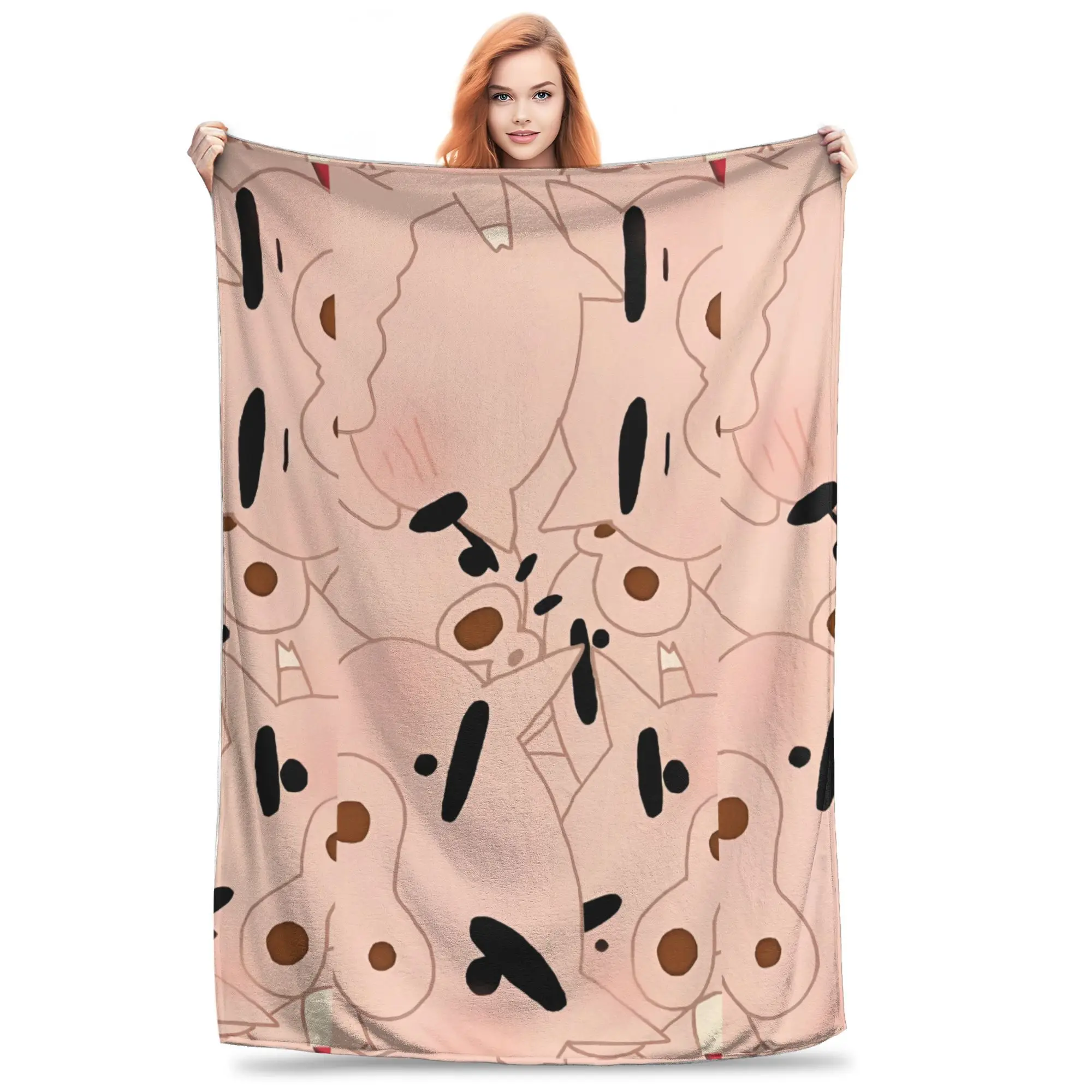 Buriburizaemon Merch Blanket Ultra Soft anime cartoon Throw Blankets for Living Room 50x60 Inches Multi-size Bedspread