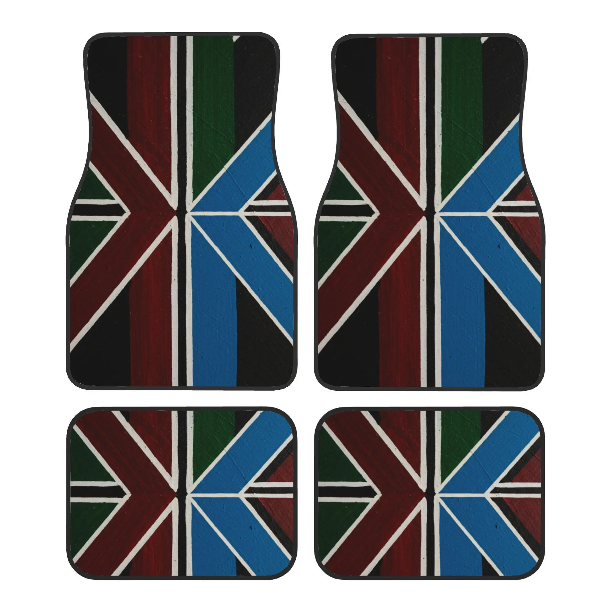 

2pcs/4pcs Car Floor Mats, Stylish Design, Suitable For All Vehicle Models, Easy To Clean Car Interior, A Perfect Gift For Both M