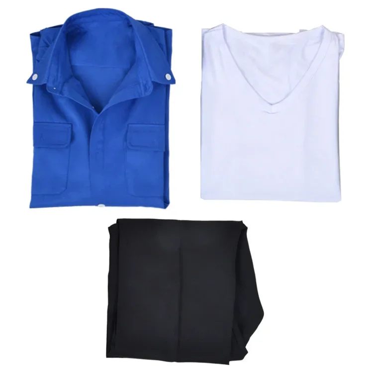 Anime SK8 De Infinity Reki Kyan Cosplay Kostuum Geel Hoodie Sweater Jas Sk Acht Rode Pruik Skateboard Outfit view 4