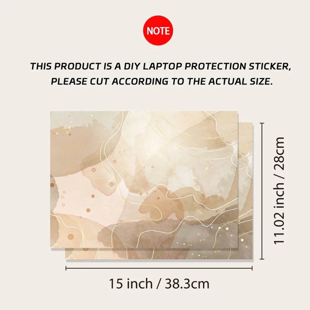 

DIY 15-дюймовые наклейки для ноутбука, скины A + C, боковые, устойчивые к царапинам, чехол для ноутбука, водонепроницаемый, креативный