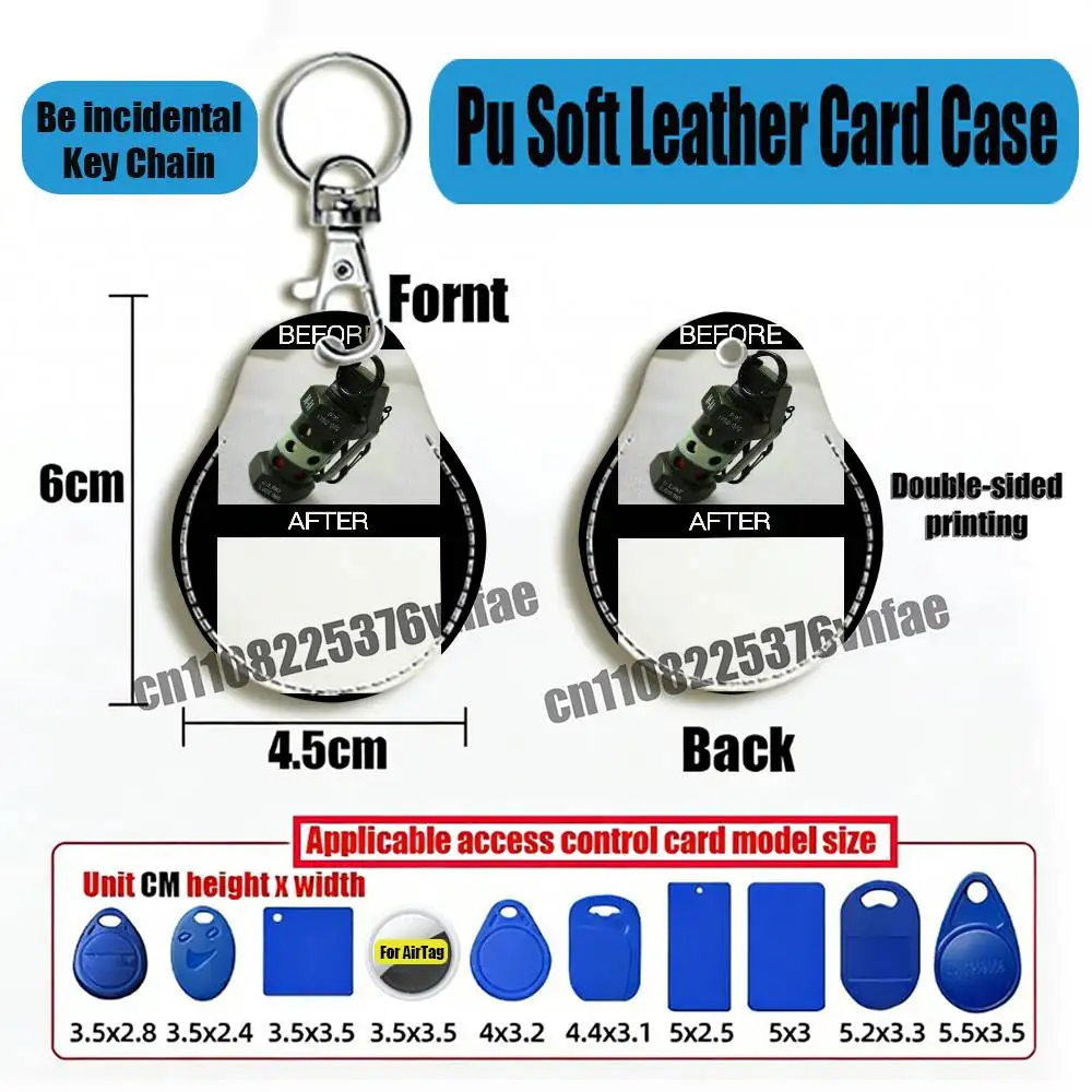 For CSGO CS2 For Air Tag Case Card Sleeve Holder ID Credit Bank Access Keychain For AirTag Shell