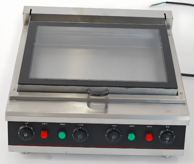 New model pot-sticker machine, commercial desktop electric heating automatic temperature-controlled dumpling frying stove