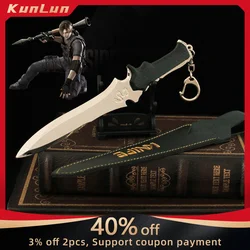 18cm Resident Evils Leon Combat Tactical Knife Metal Model Safety Outdoor Training Knives Toy Collectible Home Decration Toys