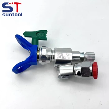 Juego de válvulas Suntool CleanShot con valor de apagado de punta 287030   Junta de adaptador de pulverización sin aire para pistola pulverizadora Wagner Titan