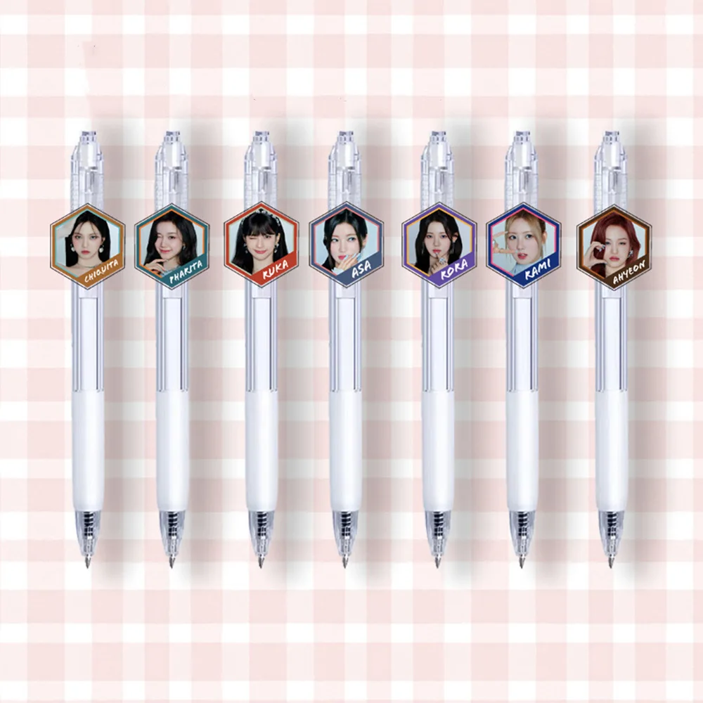 

Kpop Babymonster Ballpoint Pen 0.5mm Black Writing Drop Signing Pen AHYEON RORA CHIQUITA RUKA Student Stationery School Supplies