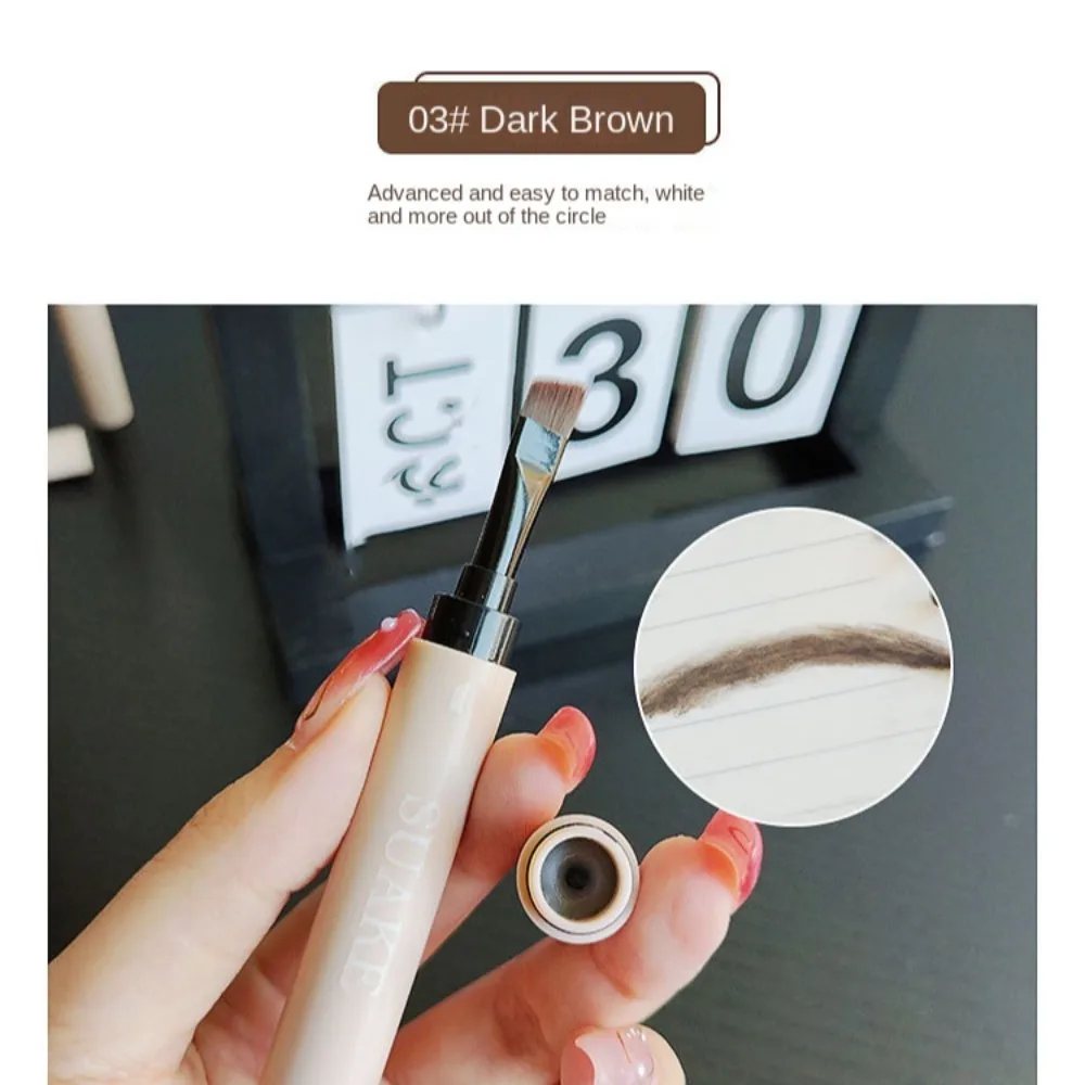 Brow Pomade 3D Eyebrow Pencil Applicator Waterproof Longlasting Eyebrow Gel Tint Wild Natural Eyebrow Cream Eye Makeup
