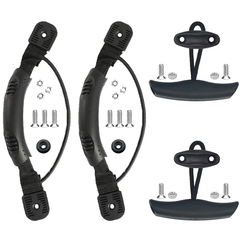 Kayak Carry Handles ,Kayak Side Mount Handles with T-Handle Kit for Canoe Boat Kayak Replacement Installation Kit