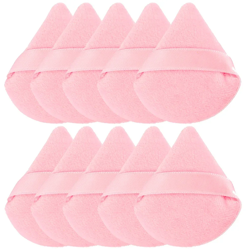 

1/2/3/6Pcs Triangle Velvet Powder Puff Face Cosmetic Eye Beauty Makeup Tool Reusable Sponge Washable Mini Powder Puff Accessorie